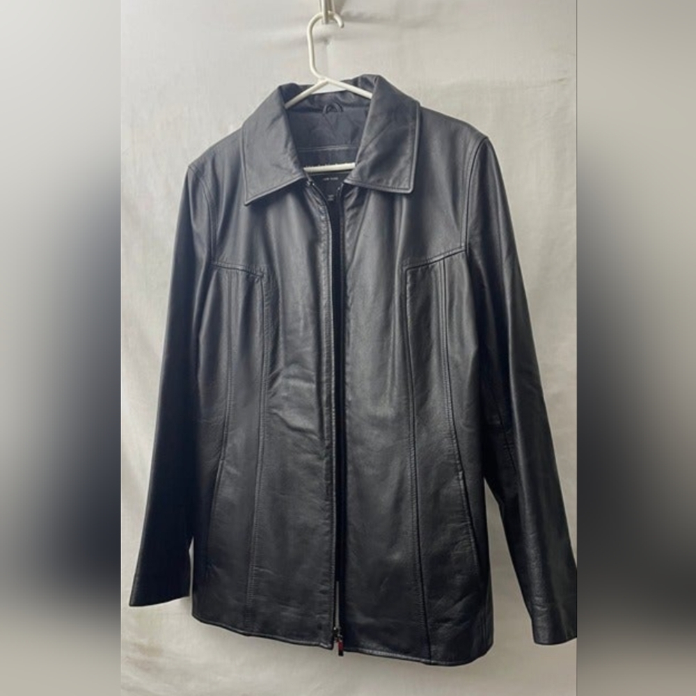 Winlit New York Genuine Leather Jacket Womens Sz XL